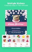 Birthday Invitation Maker capture d'écran 3