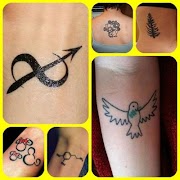 Tattoo design simples Cartaz