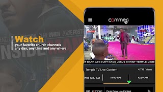 Commec TV  - Live TV Streaming screenshot 3