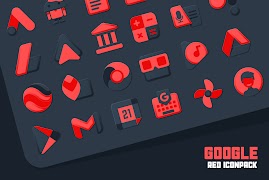 Atom Red Iconpack 스크린샷 1
