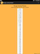 Orange Journey Planner imagem de tela 5