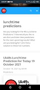برنامه‌نما Uk49s predictions for today عکس از صفحه