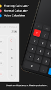Float calculator - popup.voice تصوير الشاشة 2
