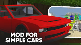 Simple Vehicles MCPE Poster