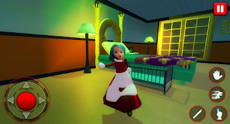 Scary Baby Doll in Dark House captura de pantalla 2