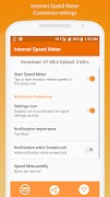 Internet Speed Meter penulis hantaran