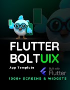 Templat Aplikasi Flutter UI syot layar 1