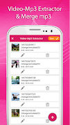 برنامه‌نما Video-Mp3 Extractor عکس از صفحه