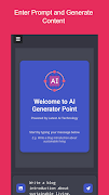 1 Schermata AI Generator Point