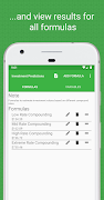 FormulaPro Custom Formula Calc capture d'écran 2