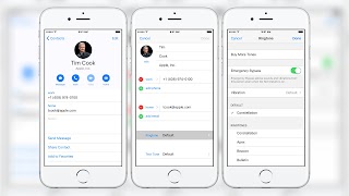 iContacts, iOS Contacts iPhone screenshot 4