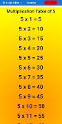 Multiplication Table স্ক্রিনশট 2