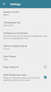 برنامه‌نما Sensors Toolbox عکس از صفحه