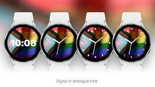 Progress Pride Flag Watch Face Screenshot 3