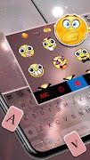 Teclado Galaxy Background imagem de tela 2