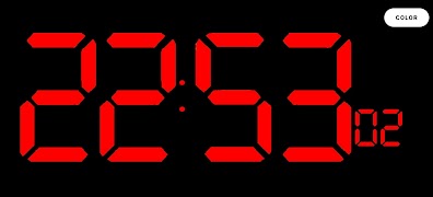 Big Digital Clock الملصق