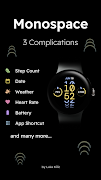 Monospace - Digital Watch Face screenshot 3