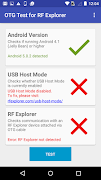 1 Schermata OTG Test For RF Explorer