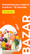 Bazar - grocery delivery Poster