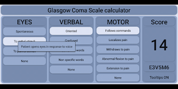 Glasgow Coma Scale poster