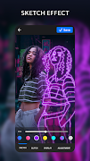 Instasquare Photo Editor: Neon imagem de tela 3
