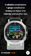 Evander Watch Face ảnh chụp màn hình 2
