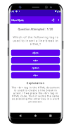 7 Schermata HTML Quiz