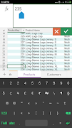 Keyboard for Excel capture d'écran 4