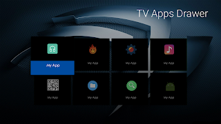 TV Apps Drawer تصوير الشاشة 1