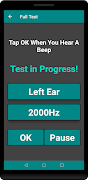 Hearing Test اسکرین شاٹ 2