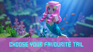 Mermaid for Minecraft PE MOD постер