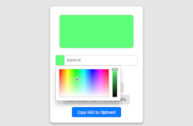 Color Picker - HEX RGB HSL imagem de tela 4