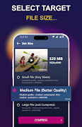 برنامه‌نما Video Compressor: Size Reducer عکس از صفحه