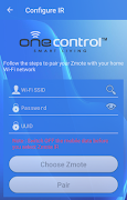 1 Schermata IR OneControl