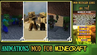 Animation Mod For Minecraft اسکرین شاٹ 2
