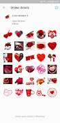 Love stickers imagem de tela 3