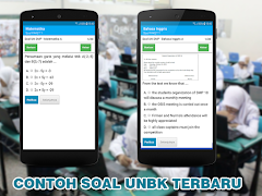 Soal Tes Simulasi UNBK SMP MTS 스크린샷 4