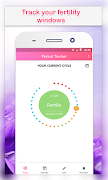 Period Tracker : Ovulation & F スクリーンショット 1
