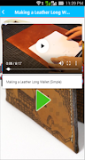 HandMade Wallet Tutorial تصوير الشاشة 4