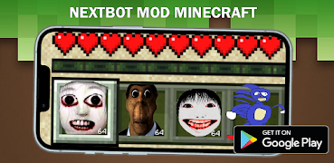 Nextbot mod for Minecraft PE Plakat