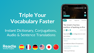 Readle: Learn Languages Daily اسکرین شاٹ 2