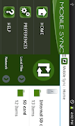برنامه‌نما Mobile Sync عکس از صفحه