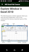 Learn MS Excel (Basic & Advanc ภาพหน้าจอ 1