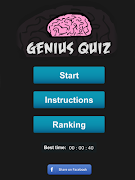 برنامه‌نما Genius Quiz - Smart Brain Triv عکس از صفحه