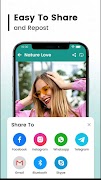 برنامه‌نما Status saver عکس از صفحه