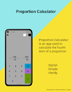 Proportion Calculator 포스터