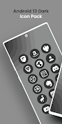 Android 14 Dark - Icon Pack poster