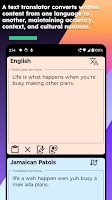 English Jamaican Patois Trans screenshot 2