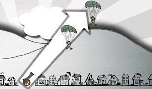 Doodle Parachute Attack الملصق