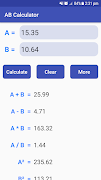 AB Calculator captura de pantalla 5